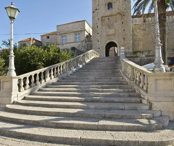 In With Sea View, Terrace, Washing Machine 869-2 Apartman Lumbarda